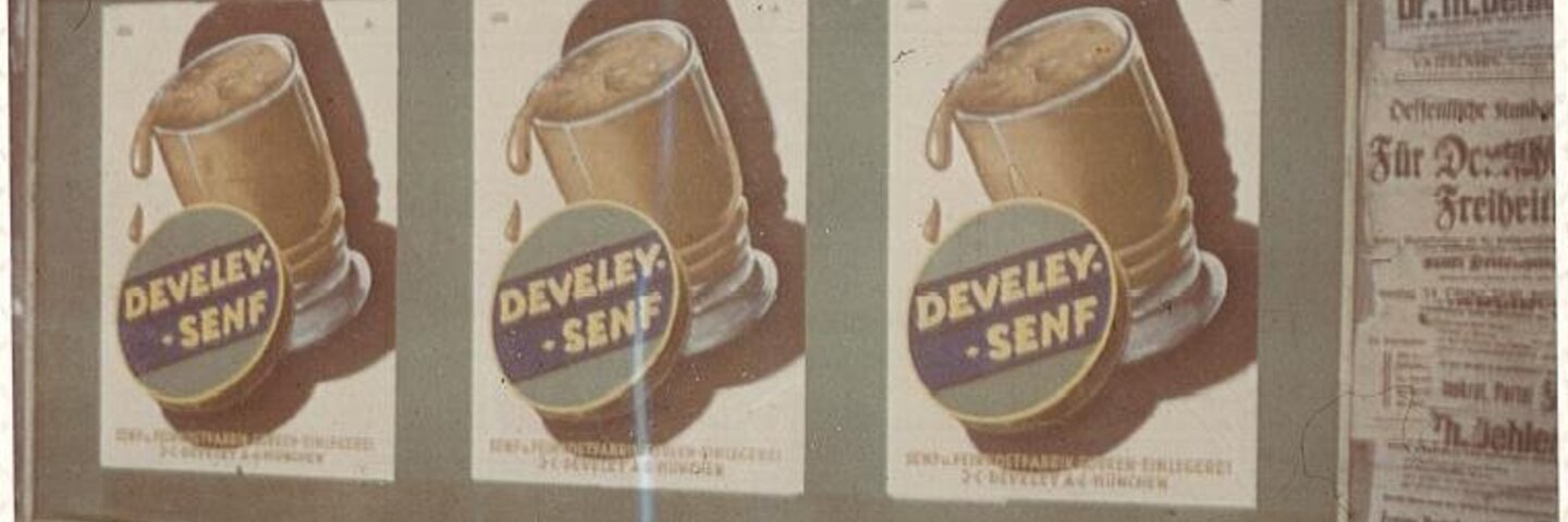 Alte Anzeige von Develey im Jahre 1949