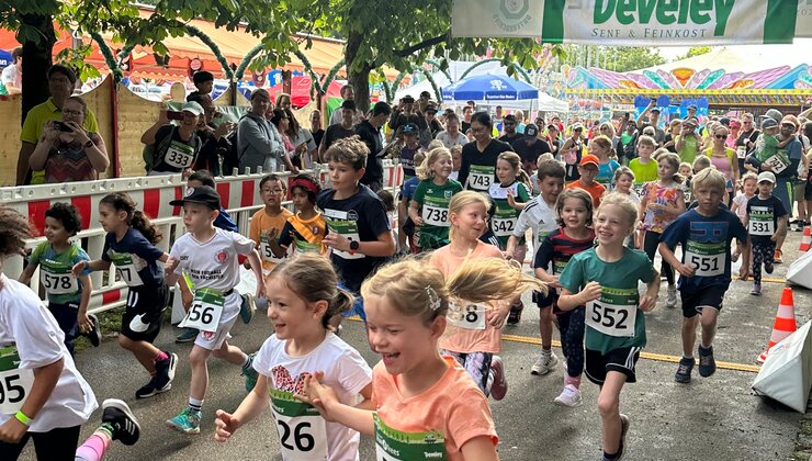 Run4Trees – Kinderlauf beim Nachhaltigkeitsevent von Develey in Unterhaching