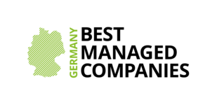 Logo der Auszeichnung „Germany’s Best Managed Companies“ – Develey gehört zu den besten geführten Unternehmen Deutschlands